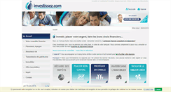 Desktop Screenshot of investissez.com